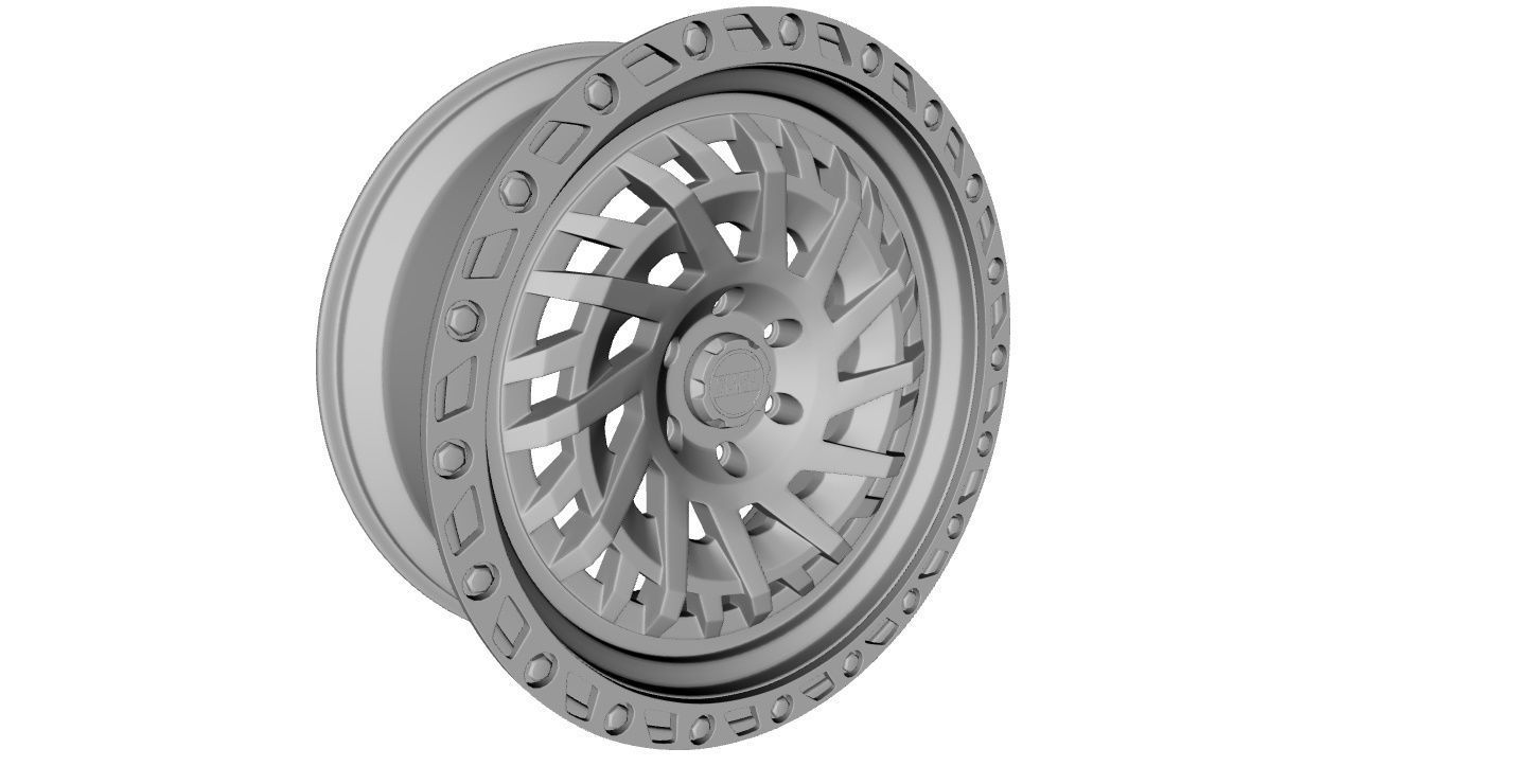 Wheel Off Road Black Rhino Shredder 3D model_10