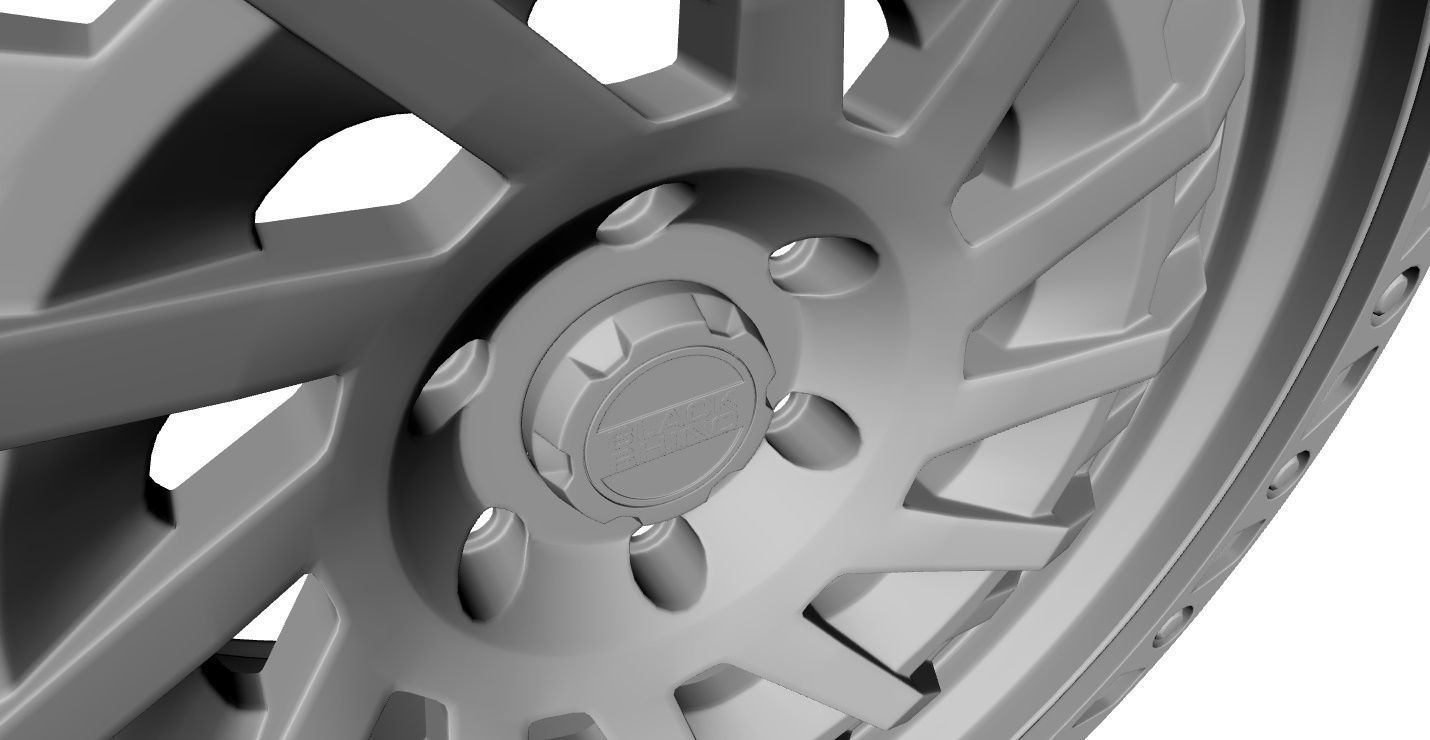 Wheel Off Road Black Rhino Shredder 3D model_14