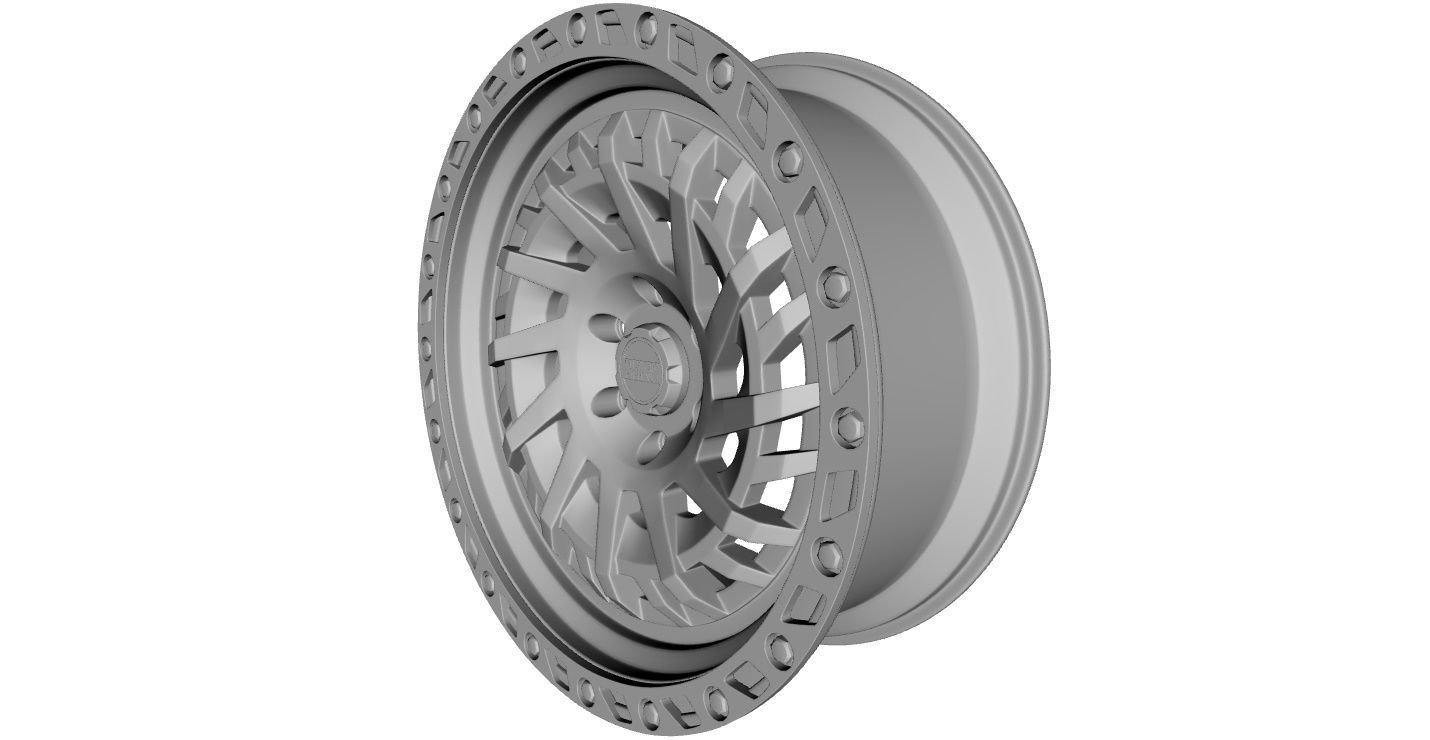 Wheel Off Road Black Rhino Shredder 3D model_12