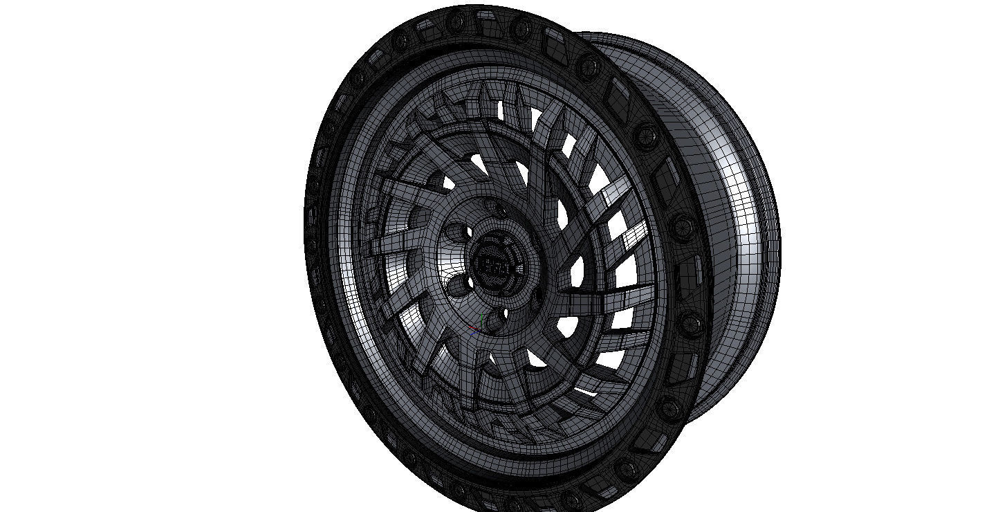 Wheel Off Road Black Rhino Shredder 3D model_7