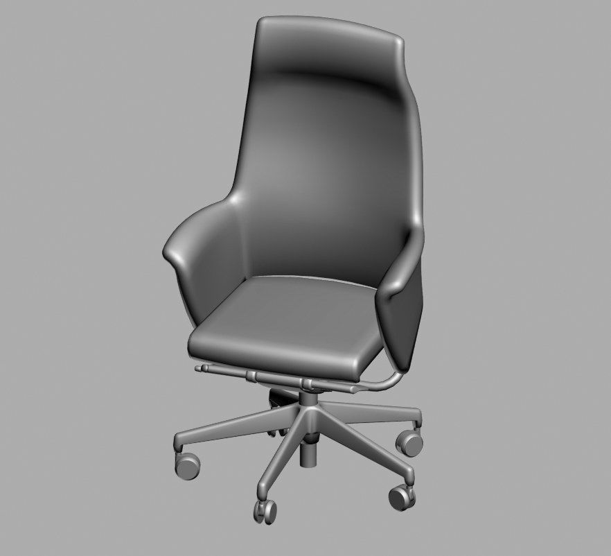 office chair 51 3D model_9