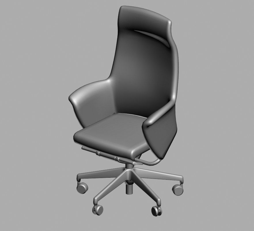 office chair 51 3D model_11
