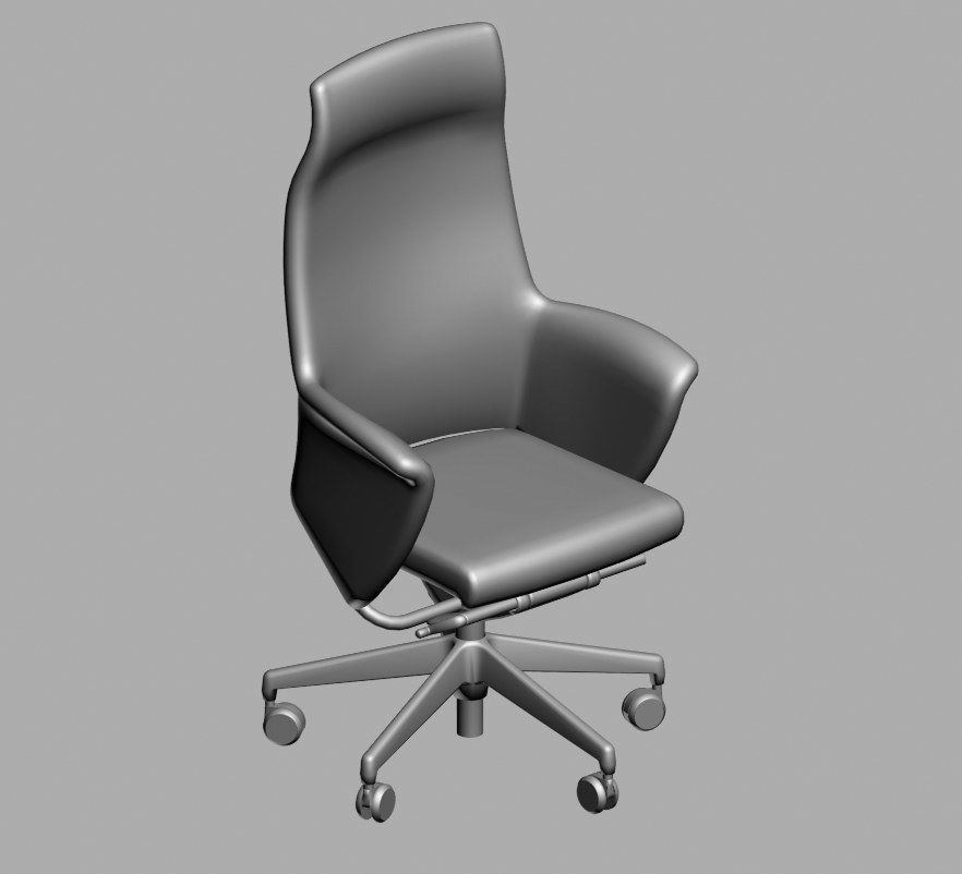 office chair 51 3D model_2