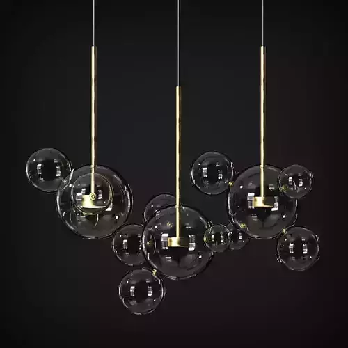 Suspension light Giopato Coombes Bolle BLS 14L Chandelier