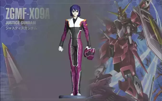 ASURAN ZARA 3D PRINT GUNDAM SEED DESTINY ANIME ANIMATION 3D print model