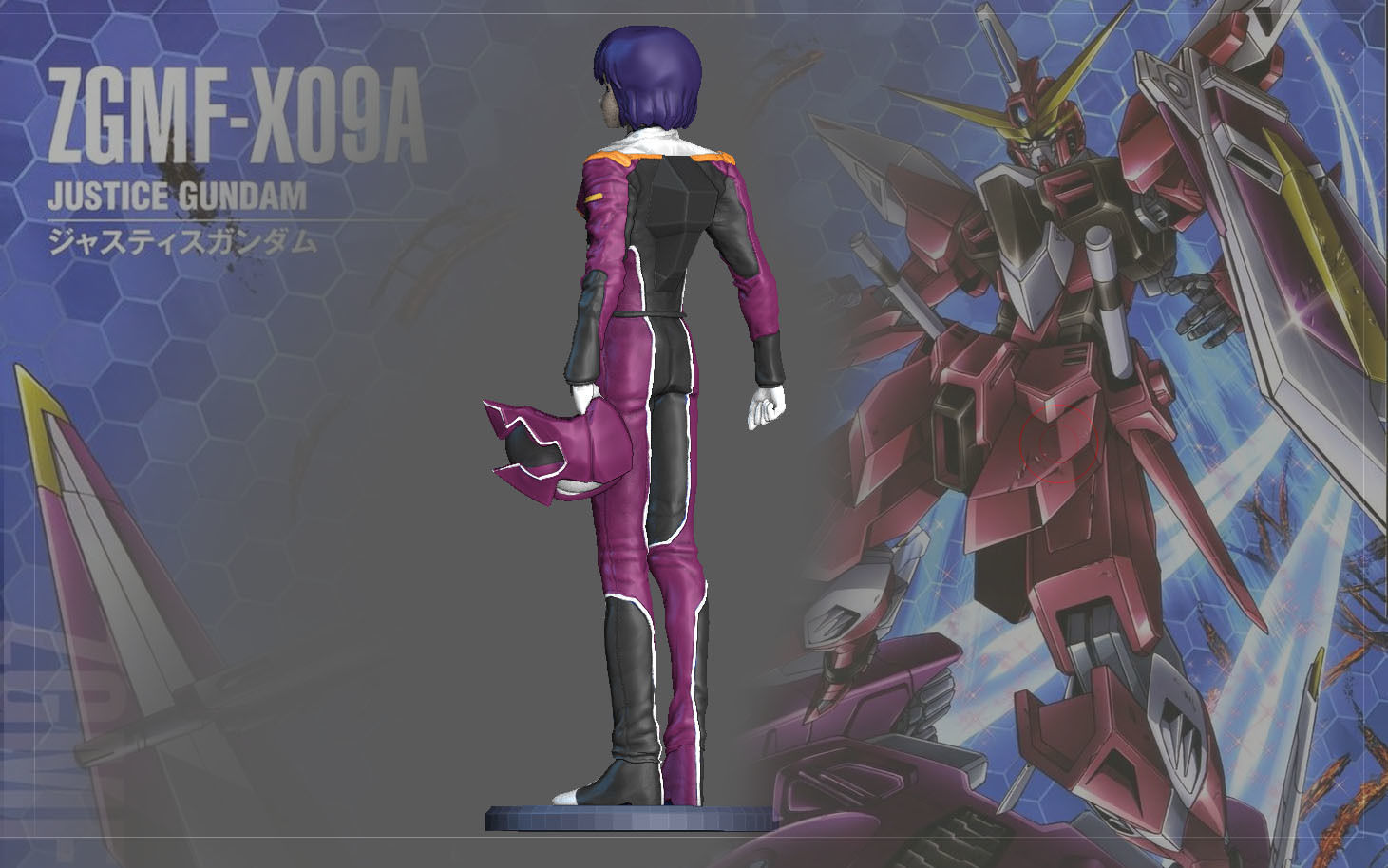 ASURAN ZARA 3D PRINT GUNDAM SEED DESTINY ANIME ANIMATION 3D print model_3