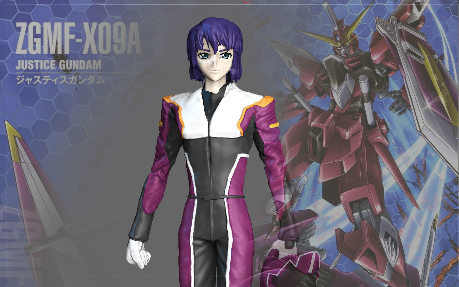 ASURAN ZARA 3D PRINT GUNDAM SEED DESTINY ANIME ANIMATION 3D print model_1