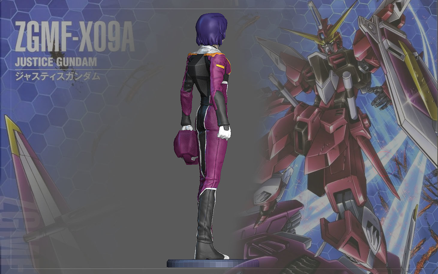 ASURAN ZARA 3D PRINT GUNDAM SEED DESTINY ANIME ANIMATION 3D print model_4