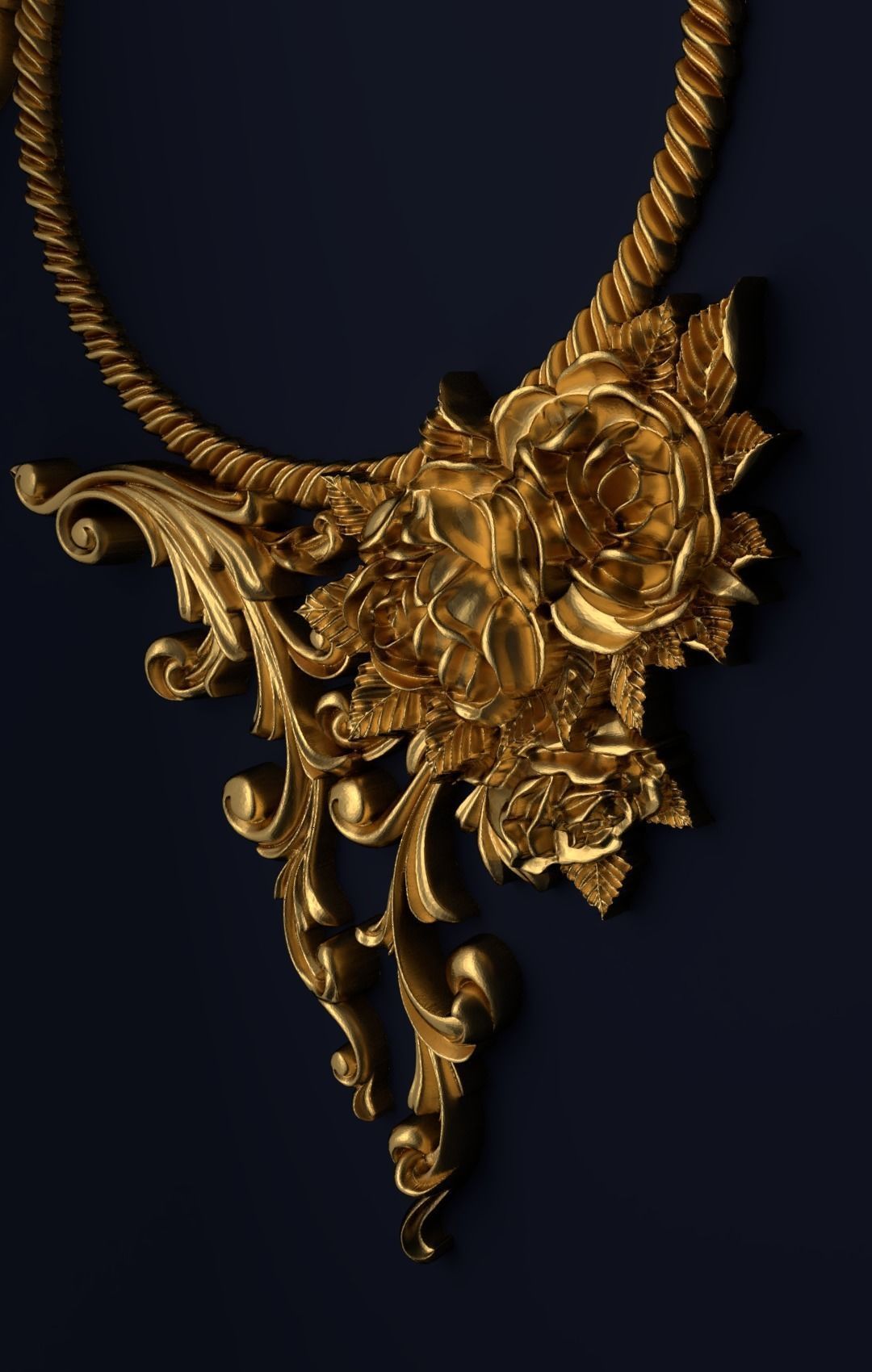 Classic decor ornament v-3D model18 3D print model_2