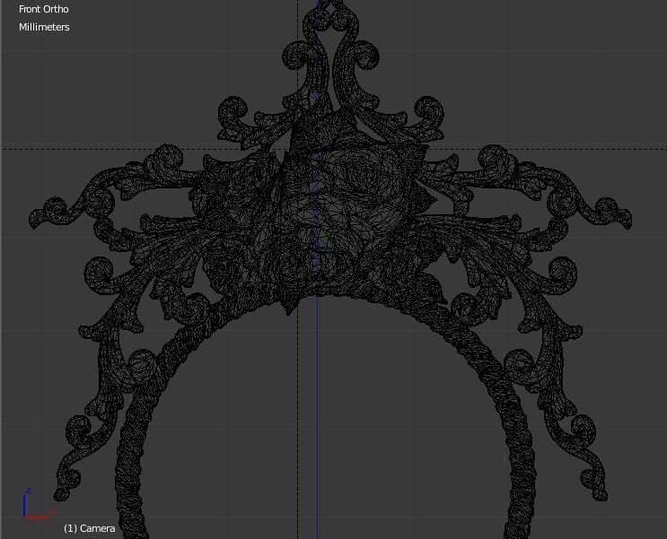 Classic decor ornament v-3D model18 3D print model_5