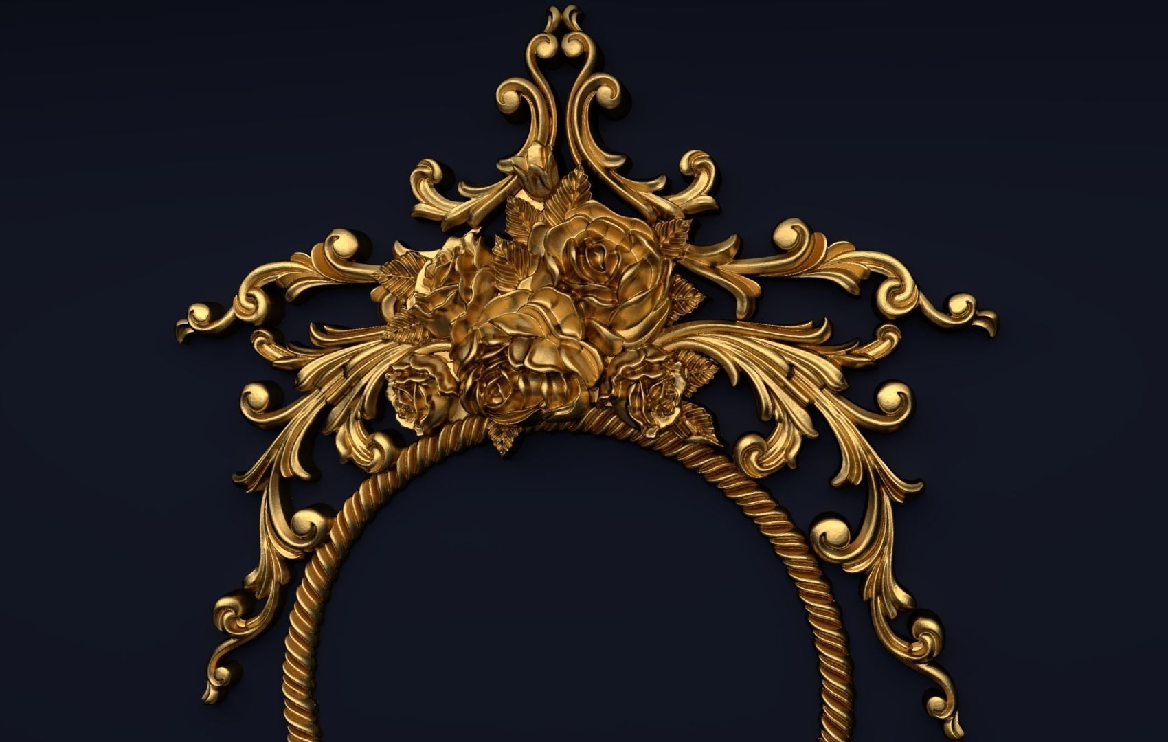 Classic decor ornament v-3D model18 3D print model_1