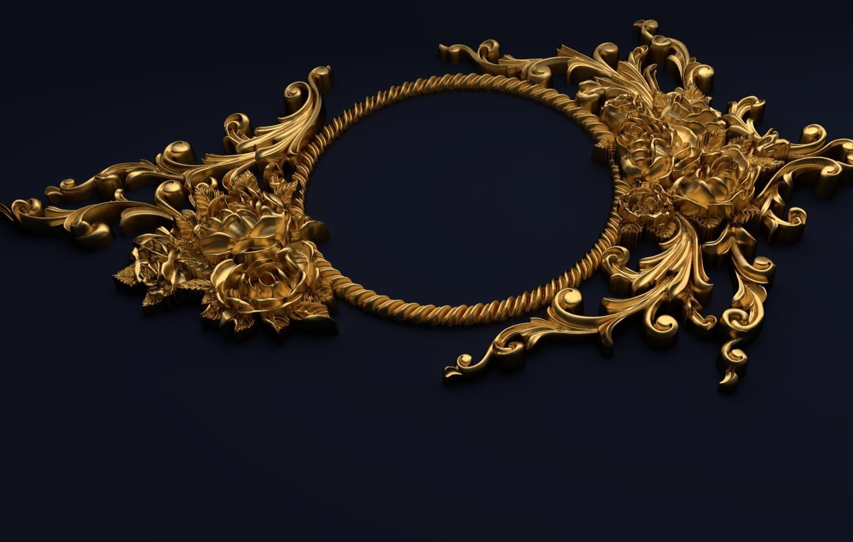 Classic decor ornament v-3D model18 3D print model_3