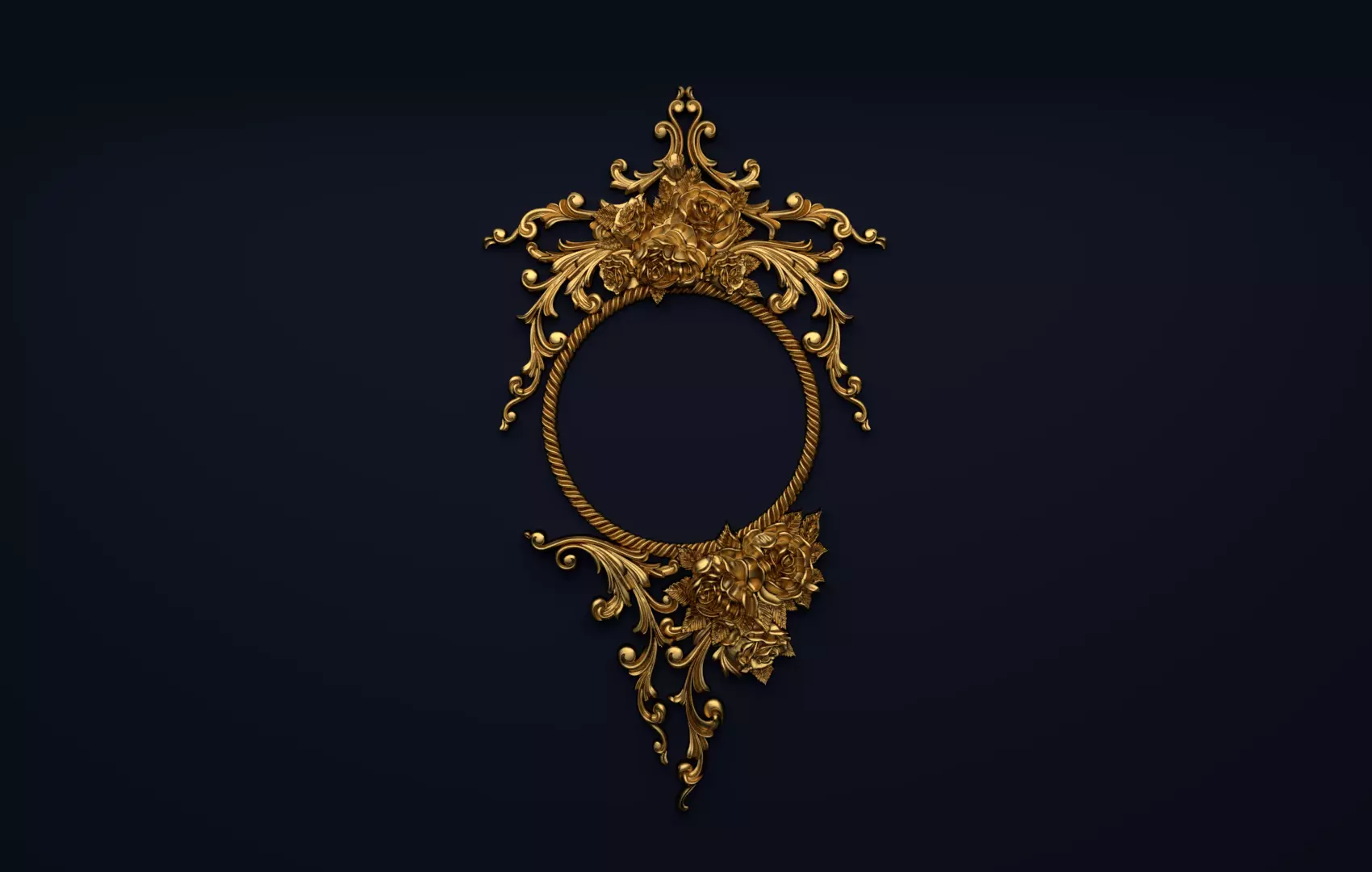 Classic decor ornament v-3D model18 3D print model_0