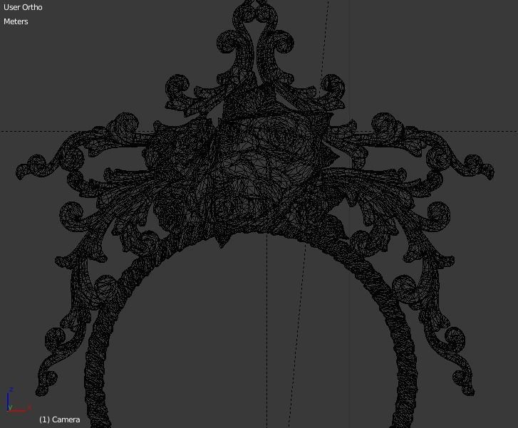 Classic decor ornament v-3D model18 3D print model_6