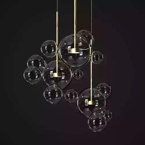Suspension light Giopato Coombes Bolle BLS 14C Circular 