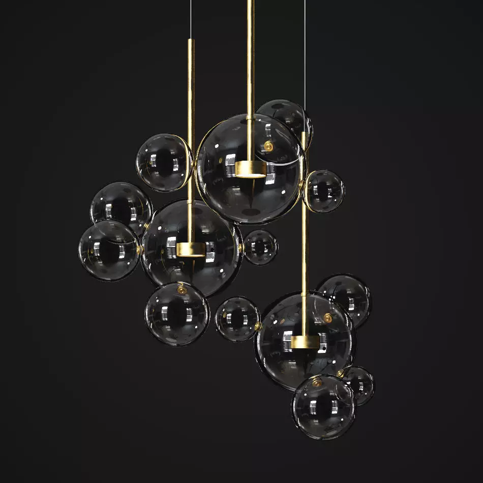 Suspension light Giopato Coombes Bolle BLS 14C Circular 3D model_0