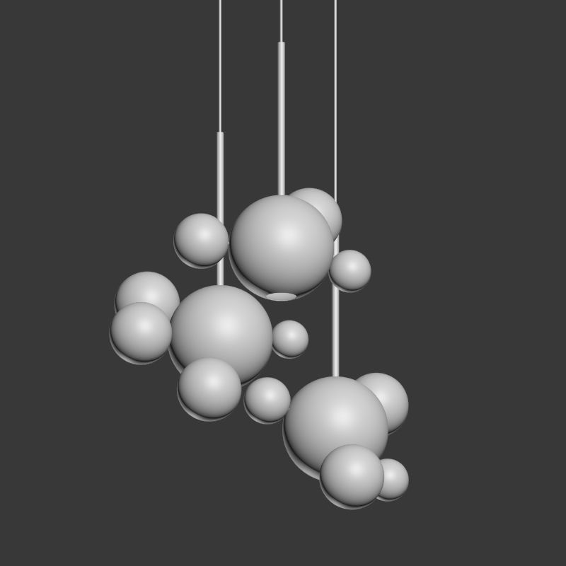 Suspension light Giopato Coombes Bolle BLS 14C Circular 3D model_3