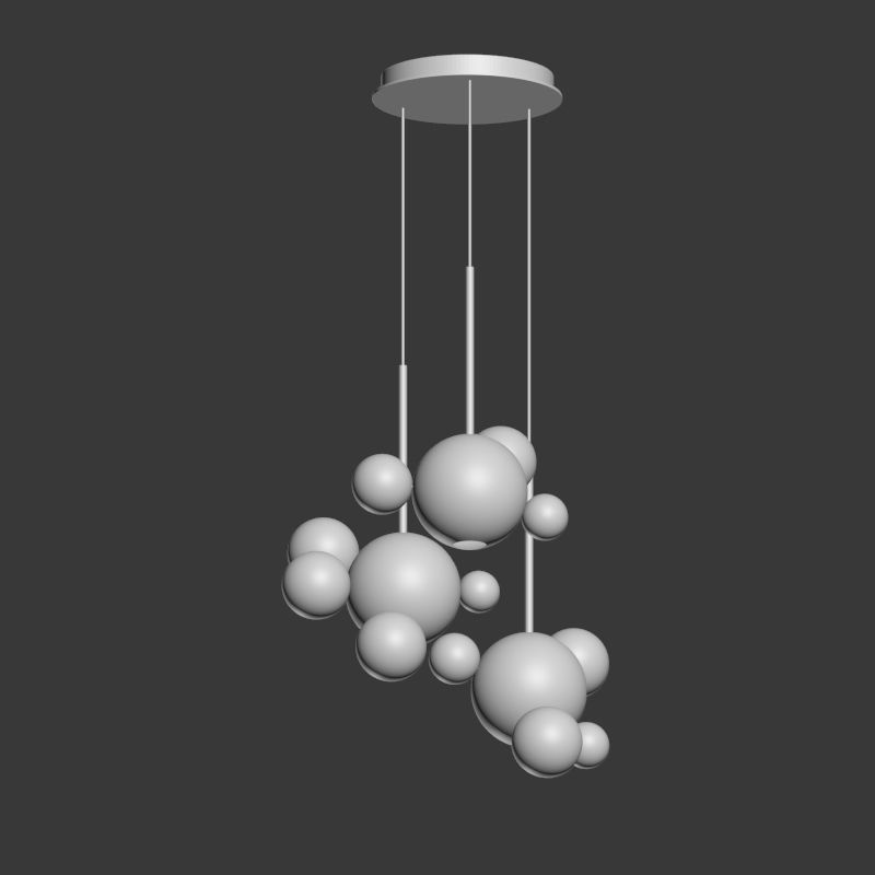 Suspension light Giopato Coombes Bolle BLS 14C Circular 3D model_2