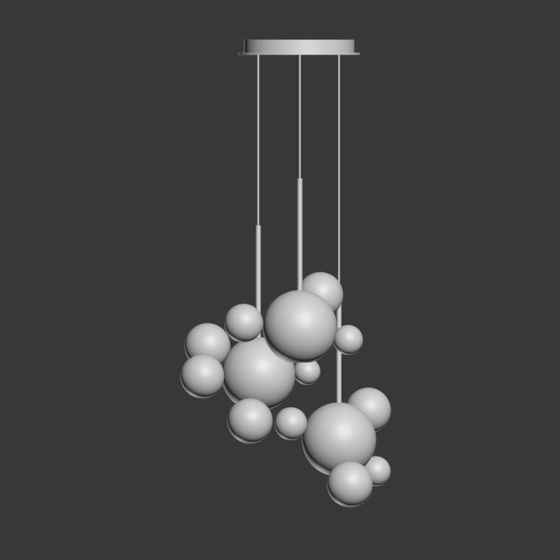 Suspension light Giopato Coombes Bolle BLS 14C Circular 3D model_1