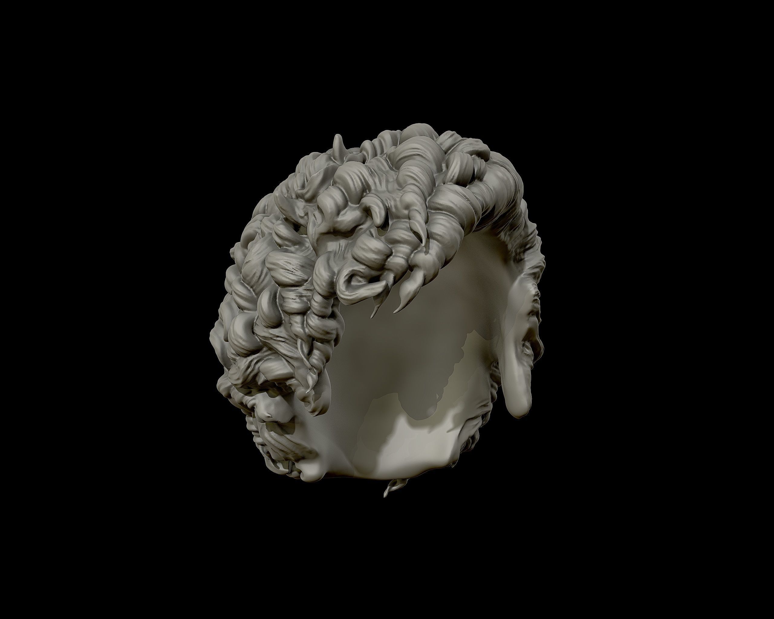 Hairstyle 08 3D print model_19