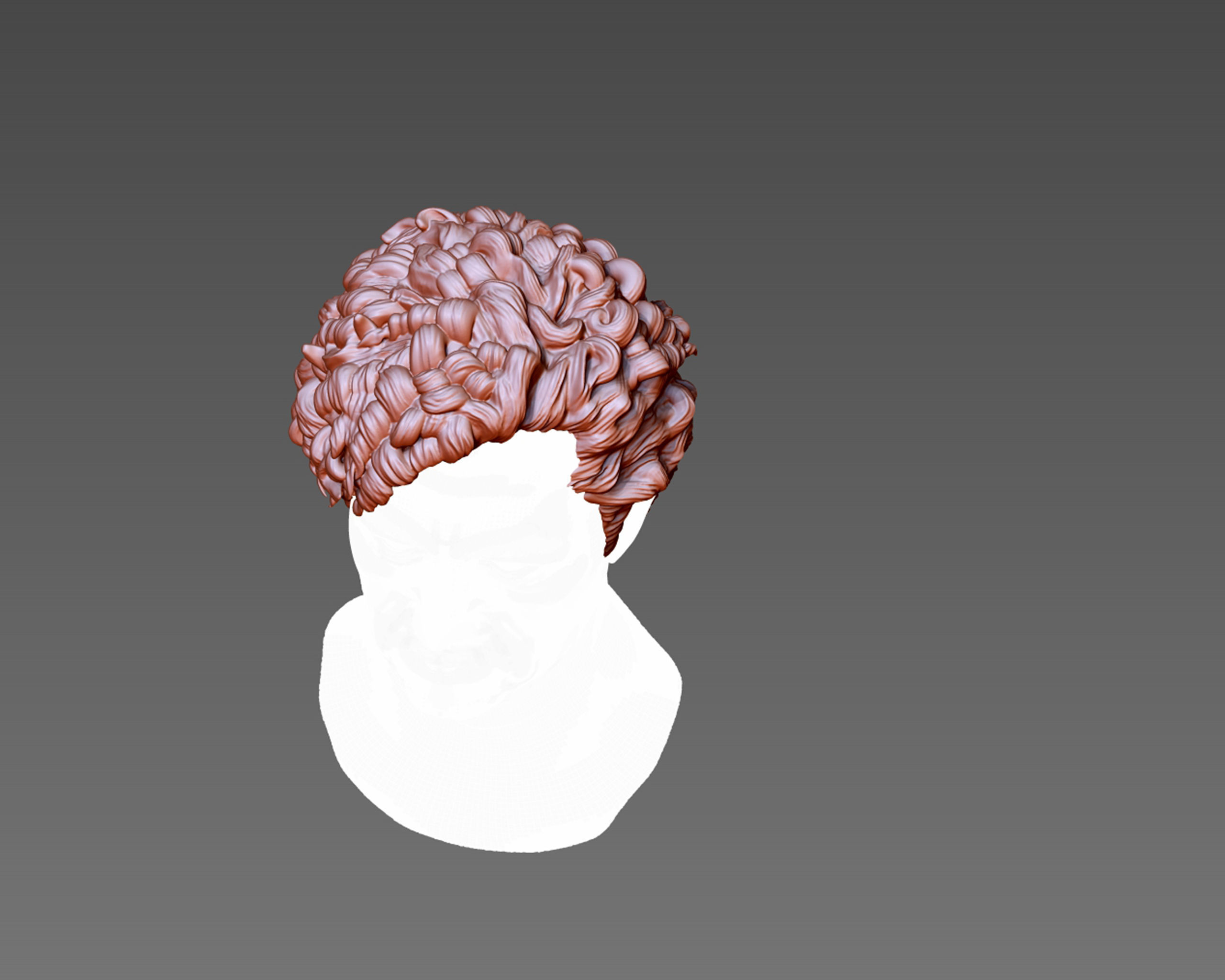 Hairstyle 08 3D print model_9