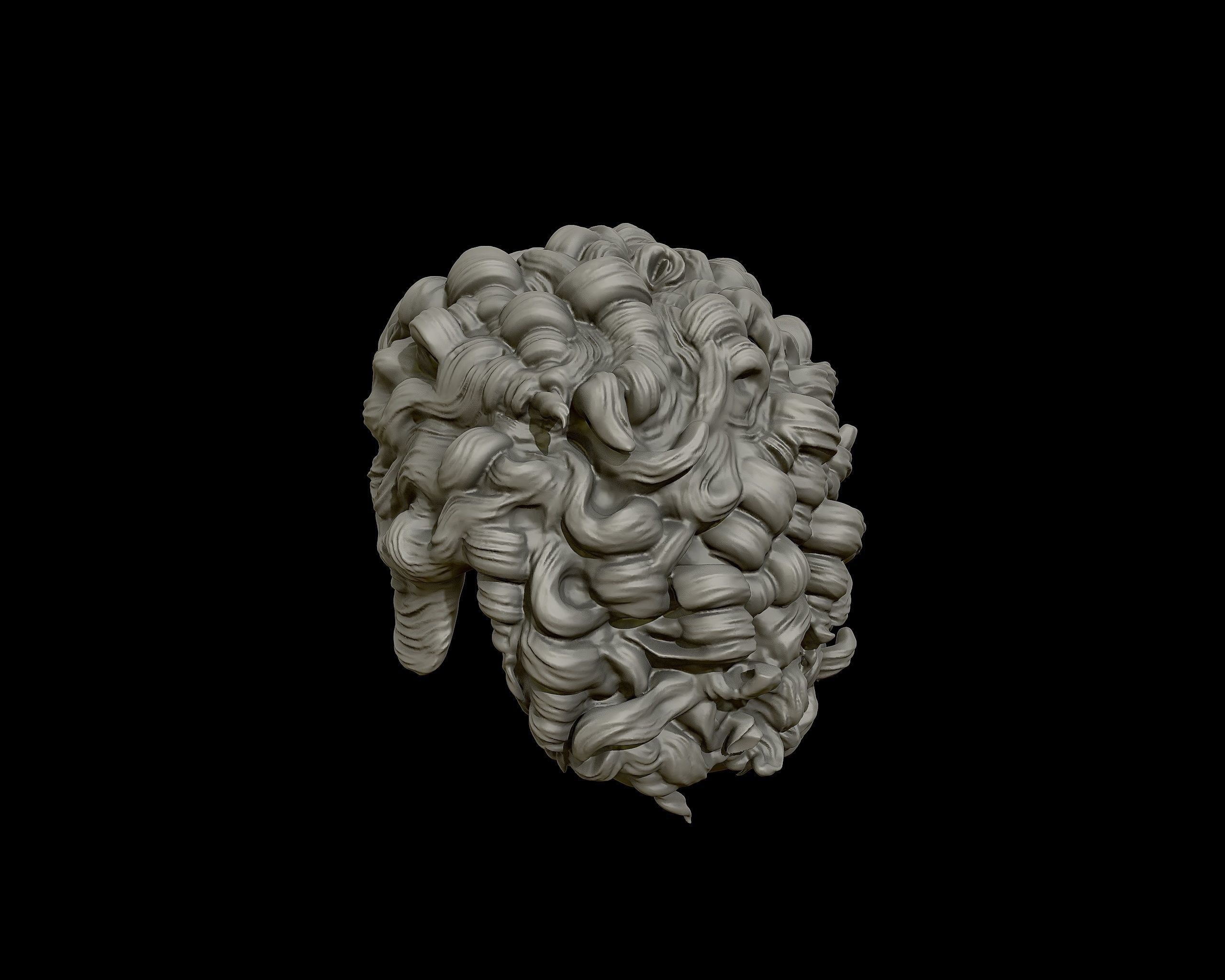 Hairstyle 08 3D print model_15