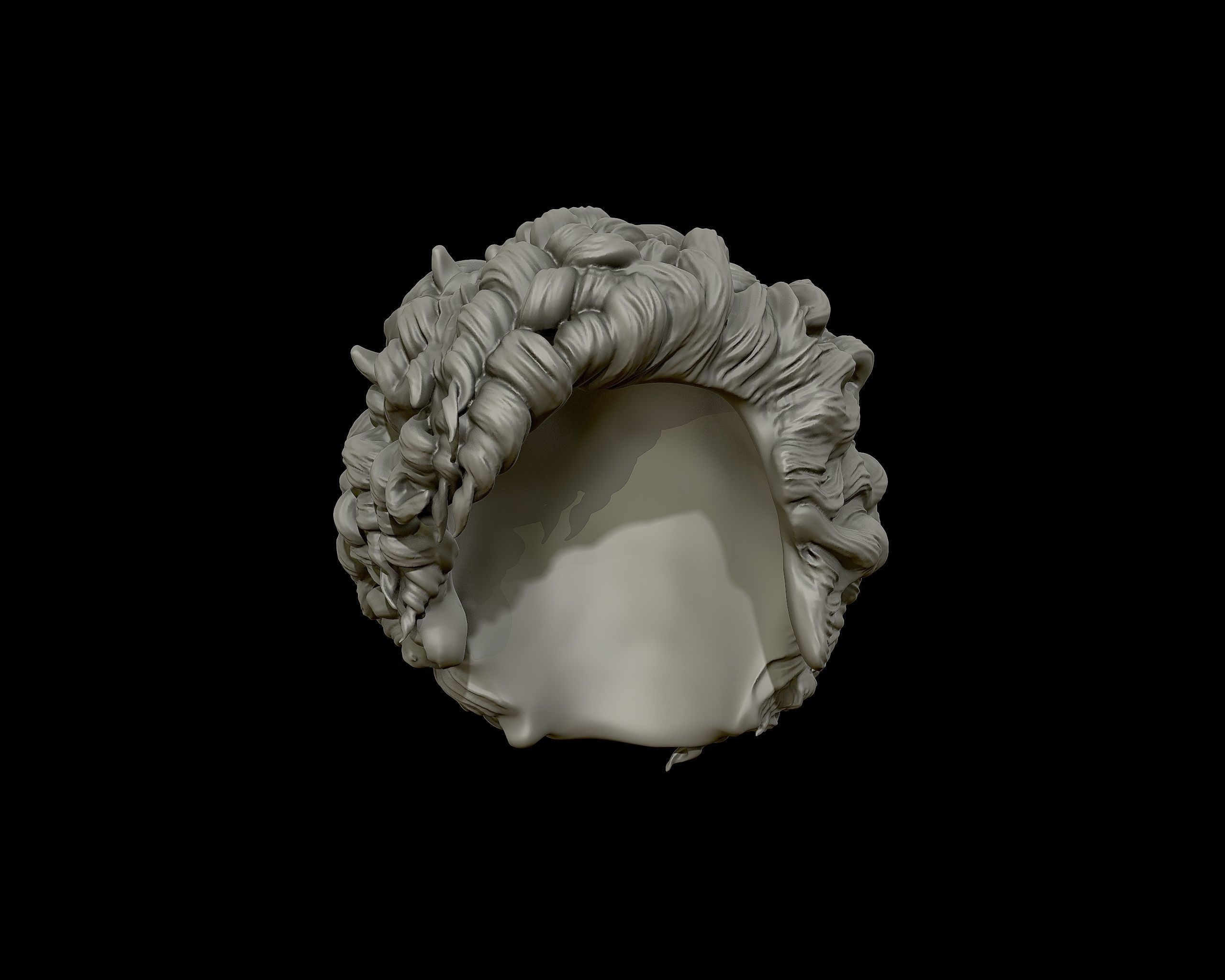 Hairstyle 08 3D print model_10
