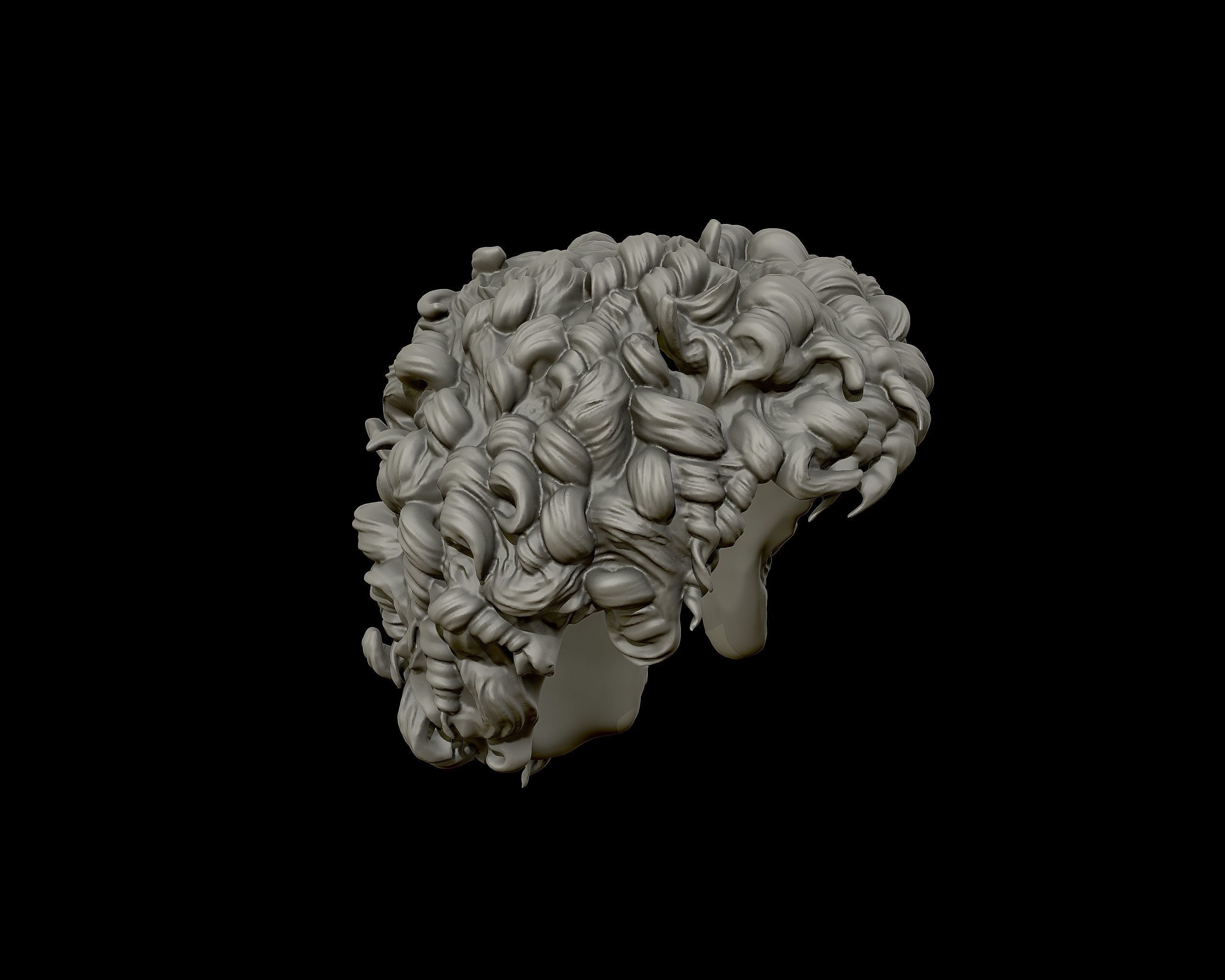Hairstyle 08 3D print model_18