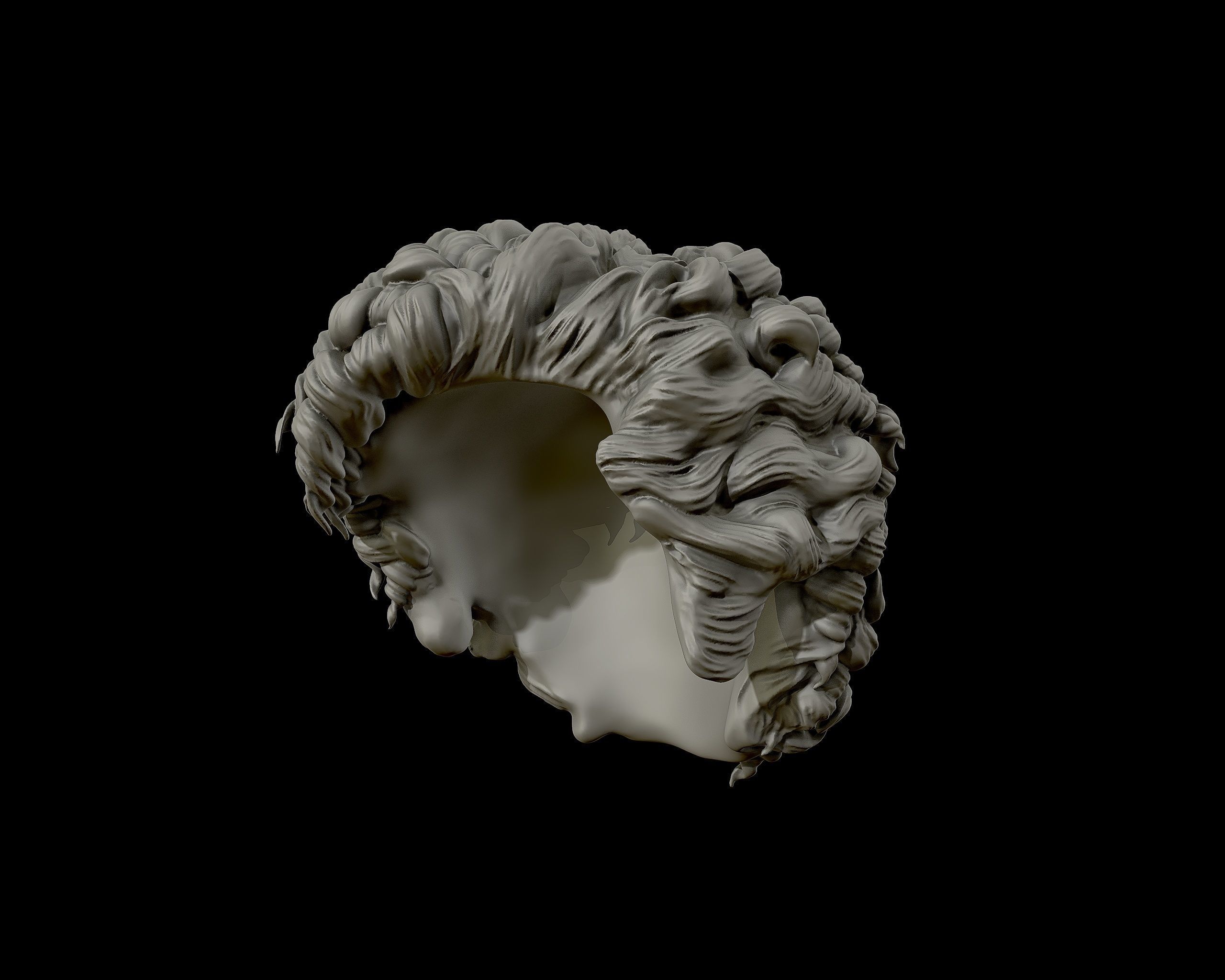 Hairstyle 08 3D print model_12