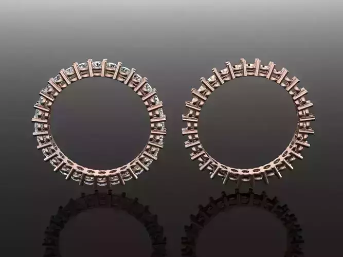 Dainty Infinity Diamond band 2mm Size5