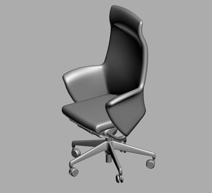 office chair 55 3D model_13