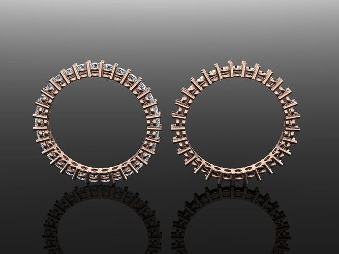 Dainty Infinity Diamond band 2mm Size6 3D print model