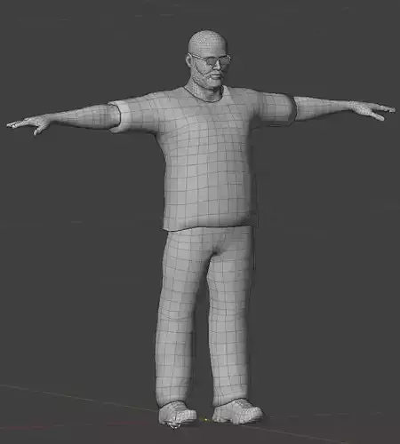 Spaghetti Invasion Game Jam Lino 3D Character