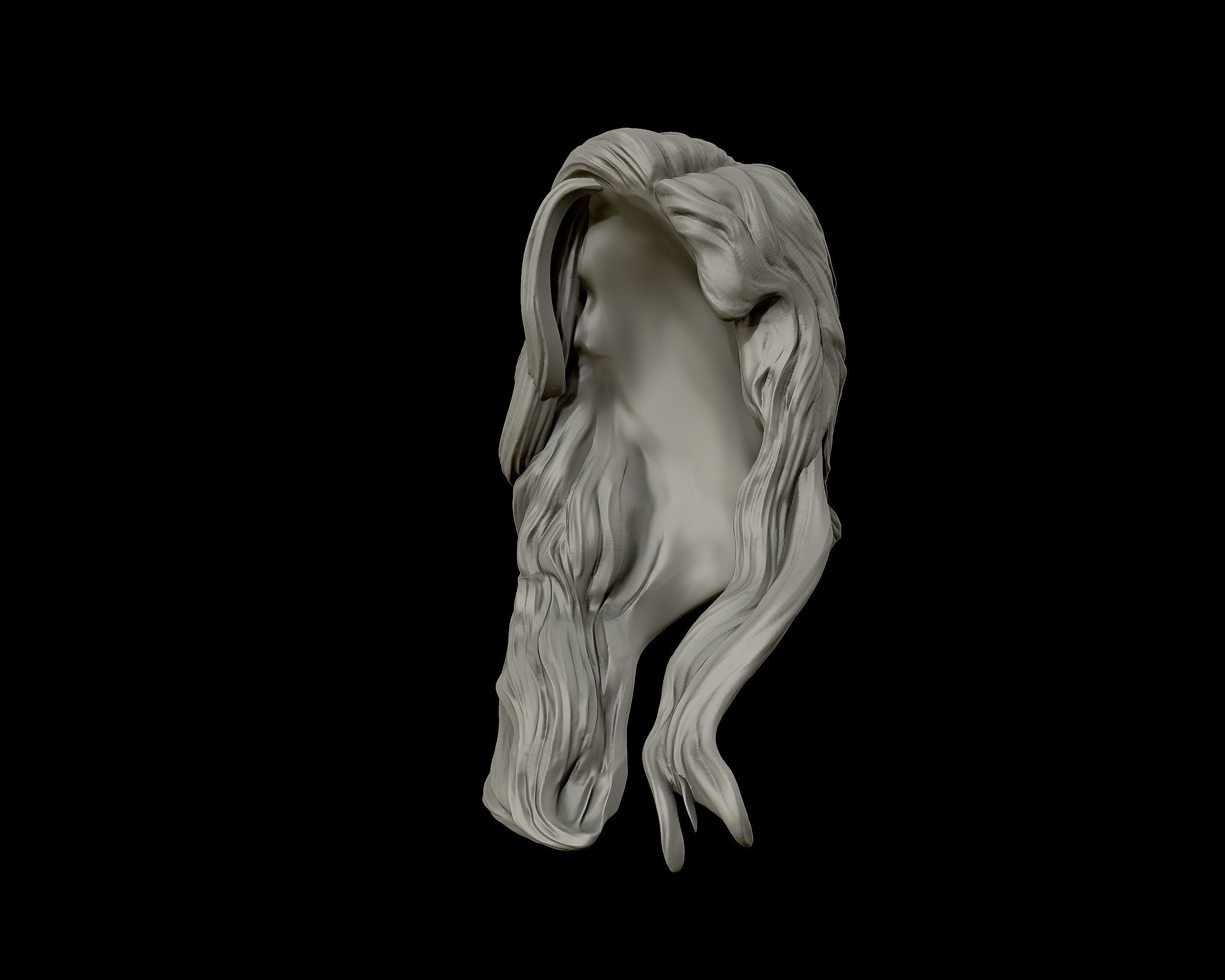 Hairstyle 09 3D print model_11