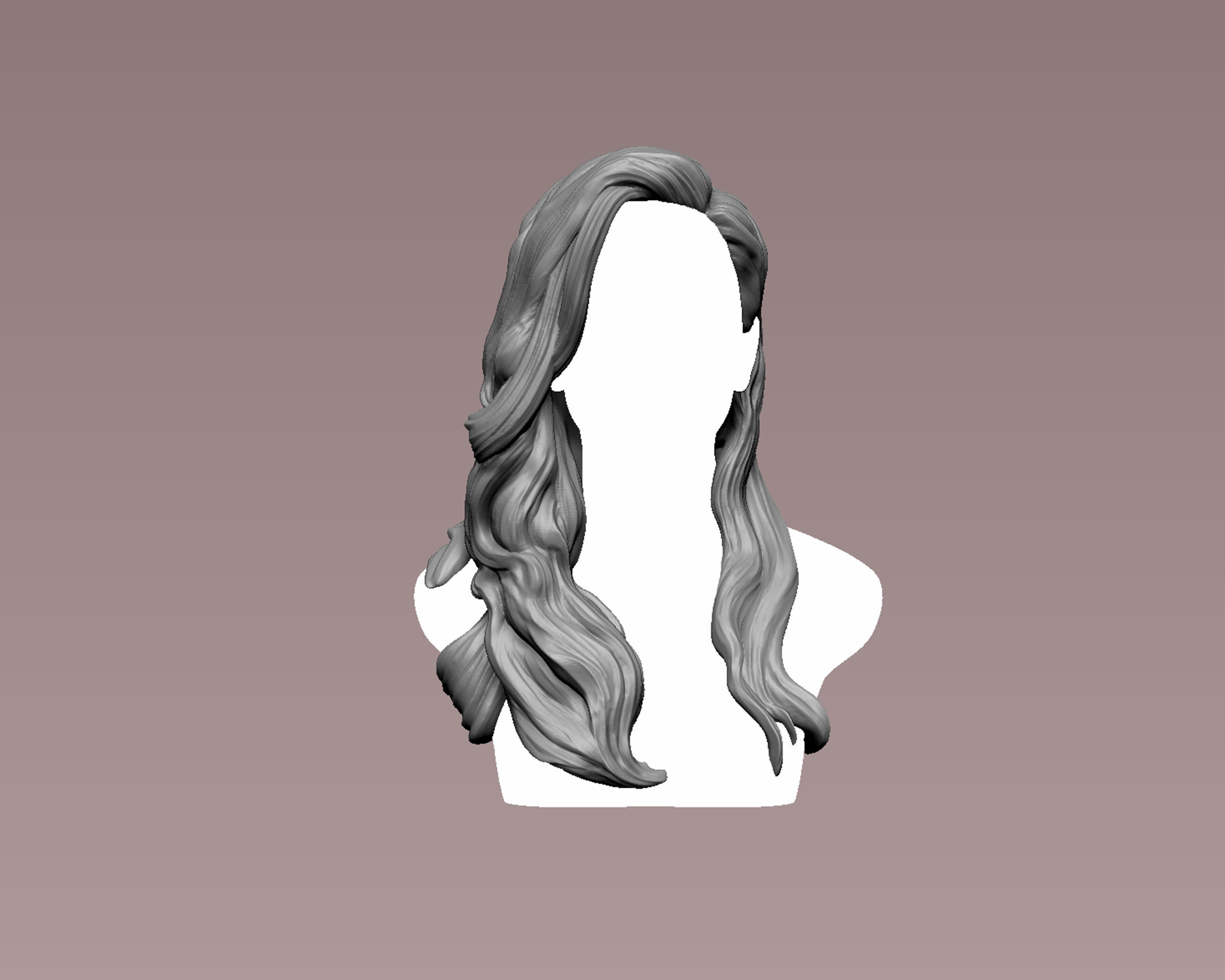 Hairstyle 09 3D print model_6