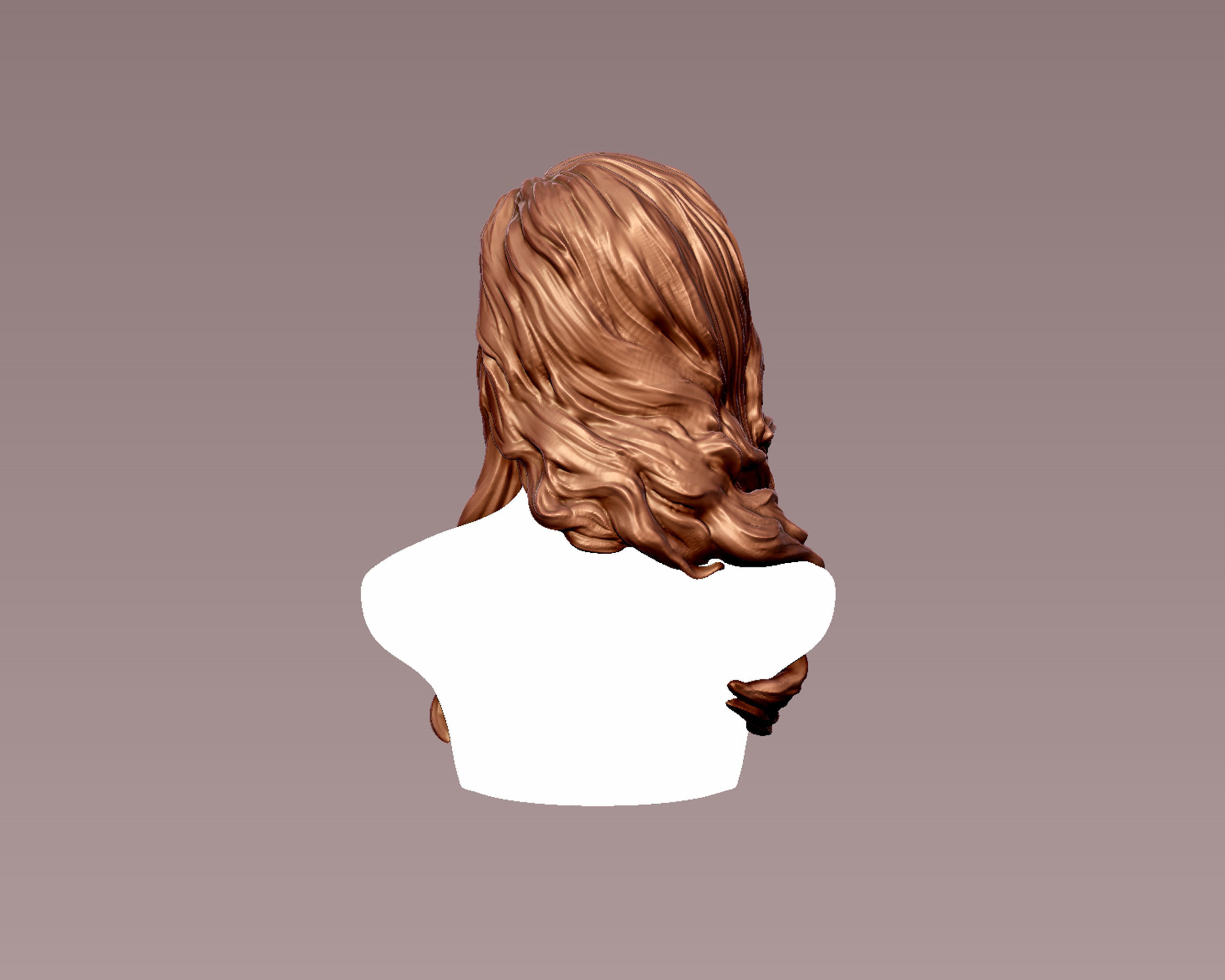 Hairstyle 09 3D print model_4
