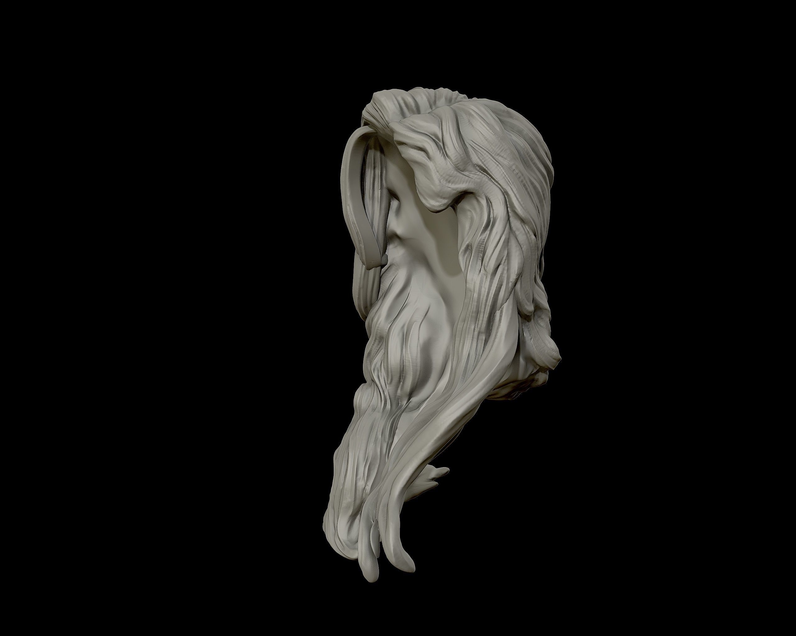 Hairstyle 09 3D print model_12