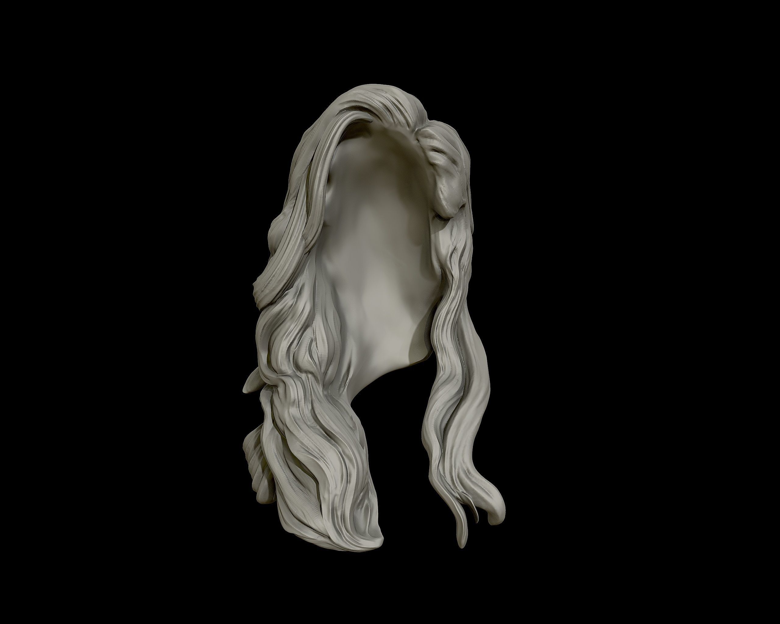 Hairstyle 09 3D print model_9