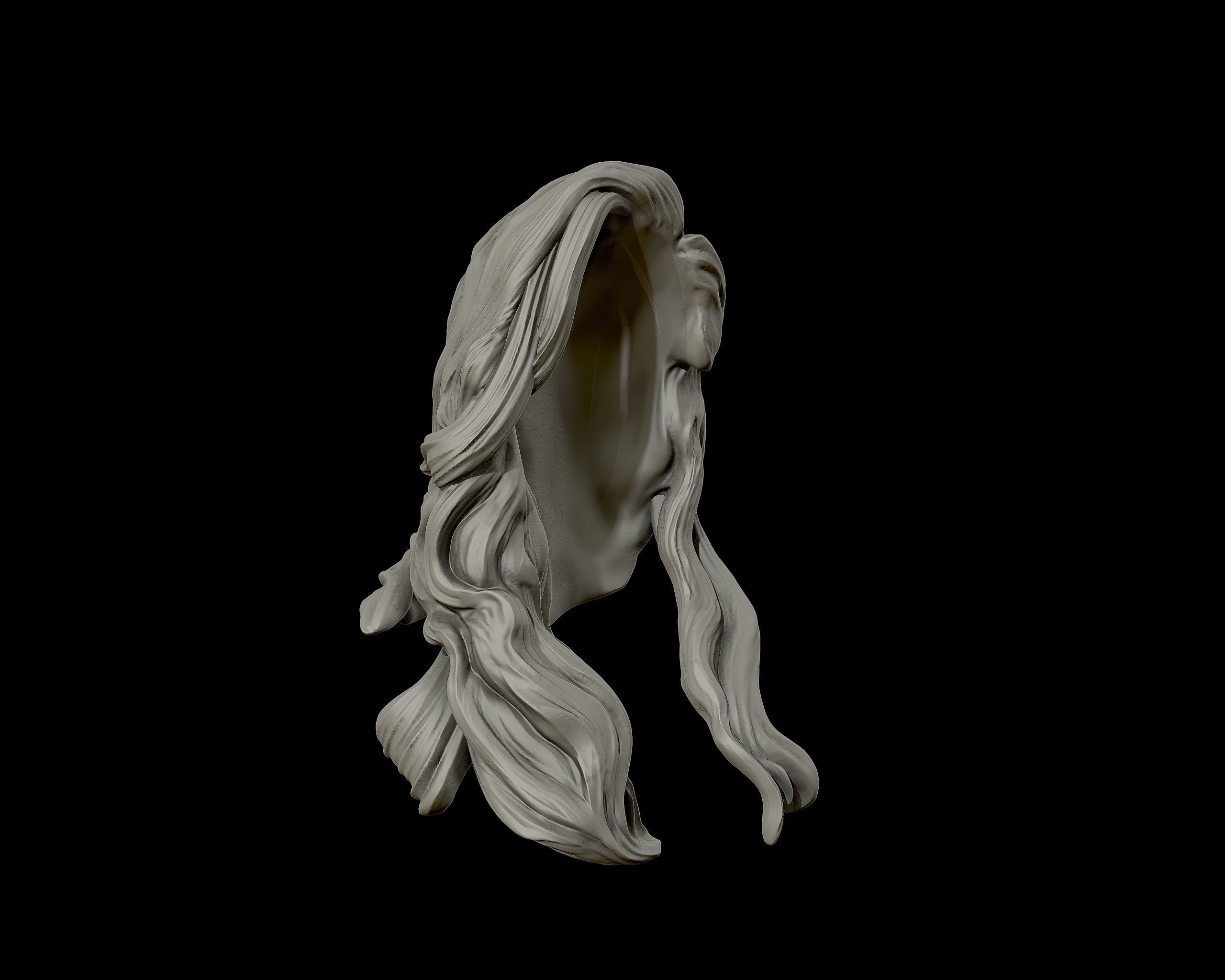 Hairstyle 09 3D print model_19