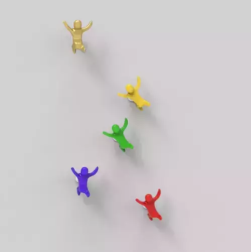Spider doorman coat hanger 3D print model