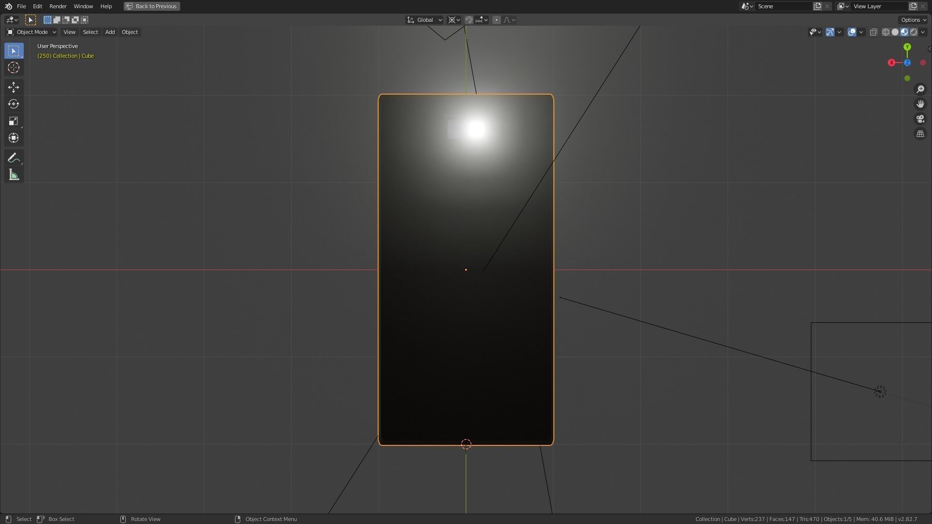 lowpoly phone smartphone 3D model_5