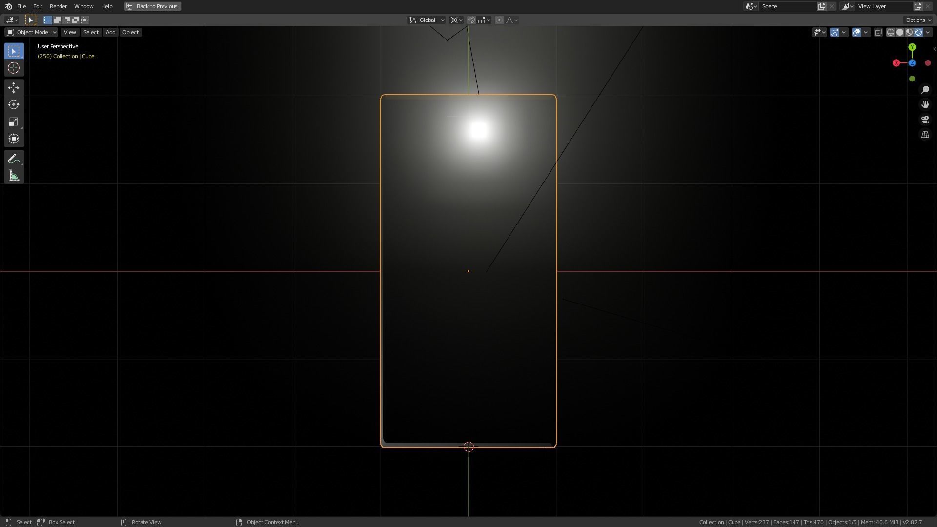 lowpoly phone smartphone 3D model_6