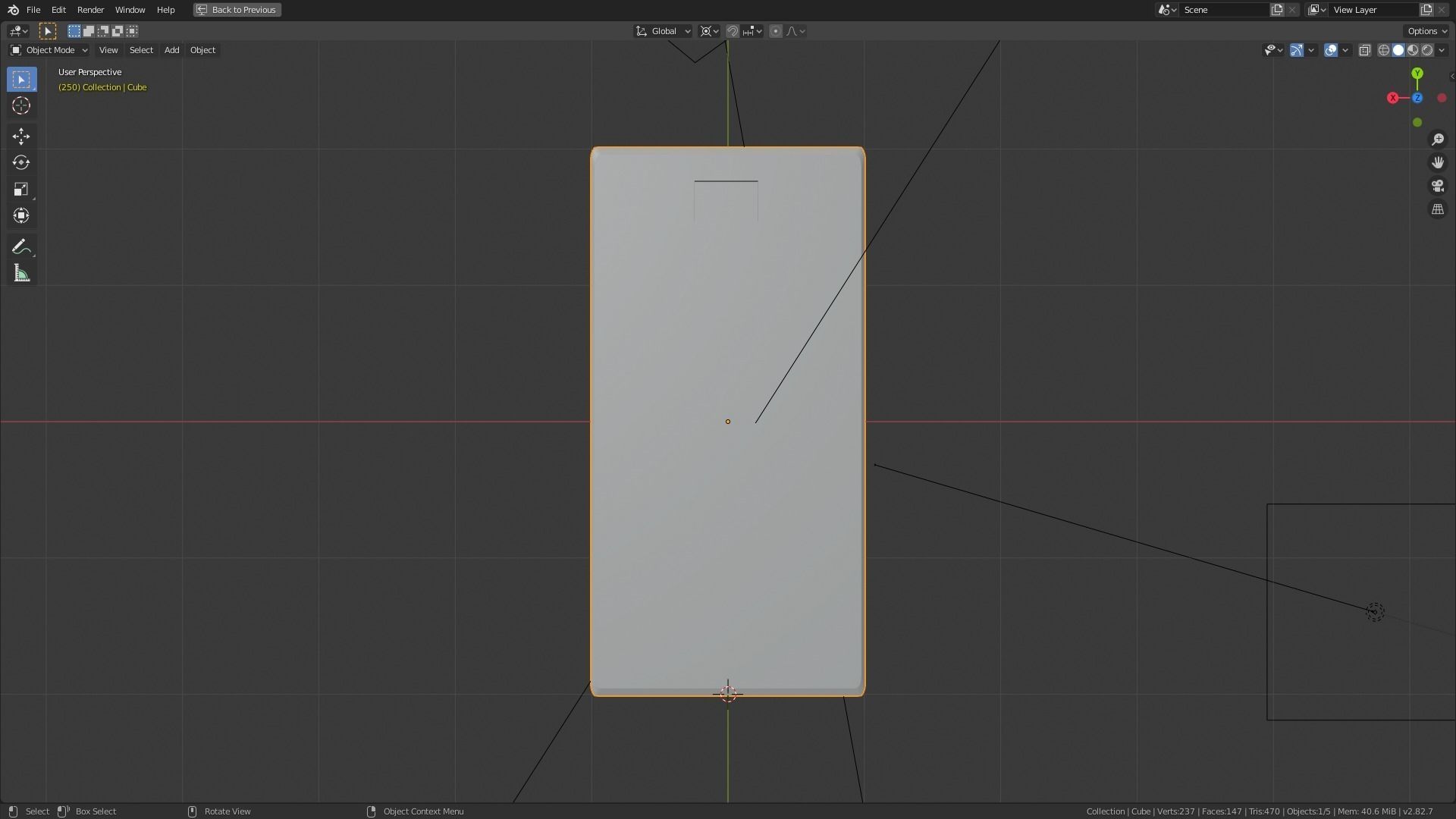 lowpoly phone smartphone 3D model_3