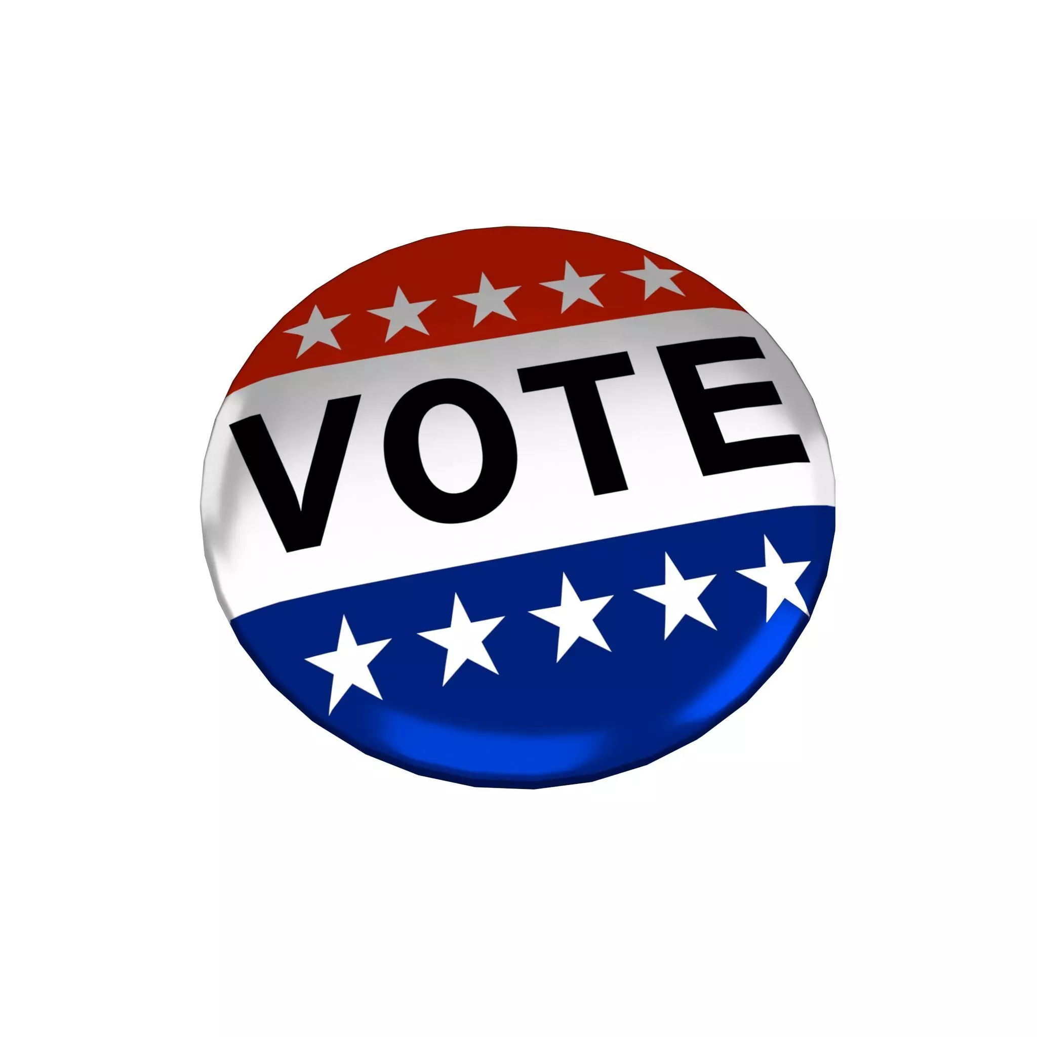 Pin Buttons 11 Low-poly 3D model_0