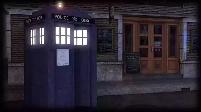 The 10th Doctors Tardis 3D model