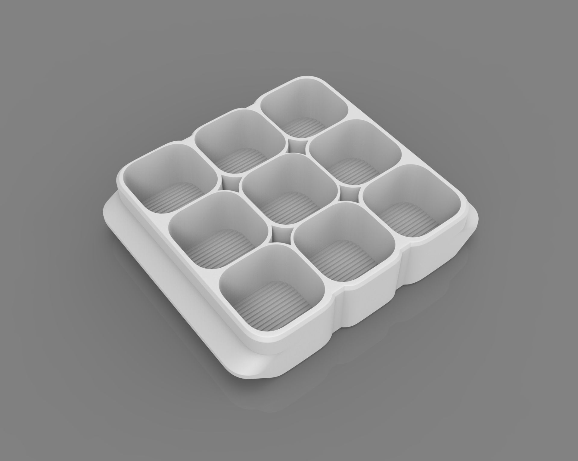 Crate Unity for 9 Cans 3D print model_1