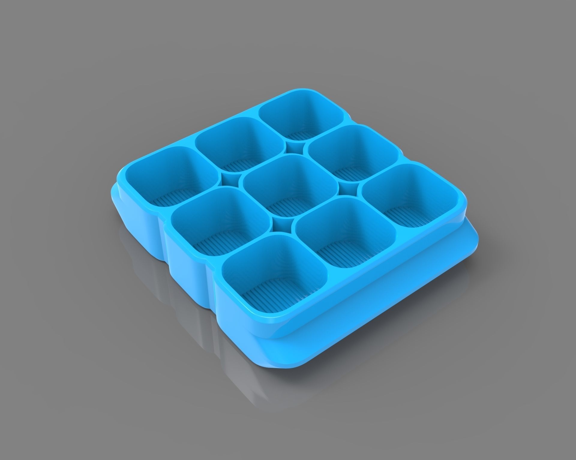 Crate Unity for 9 Cans 3D print model_2