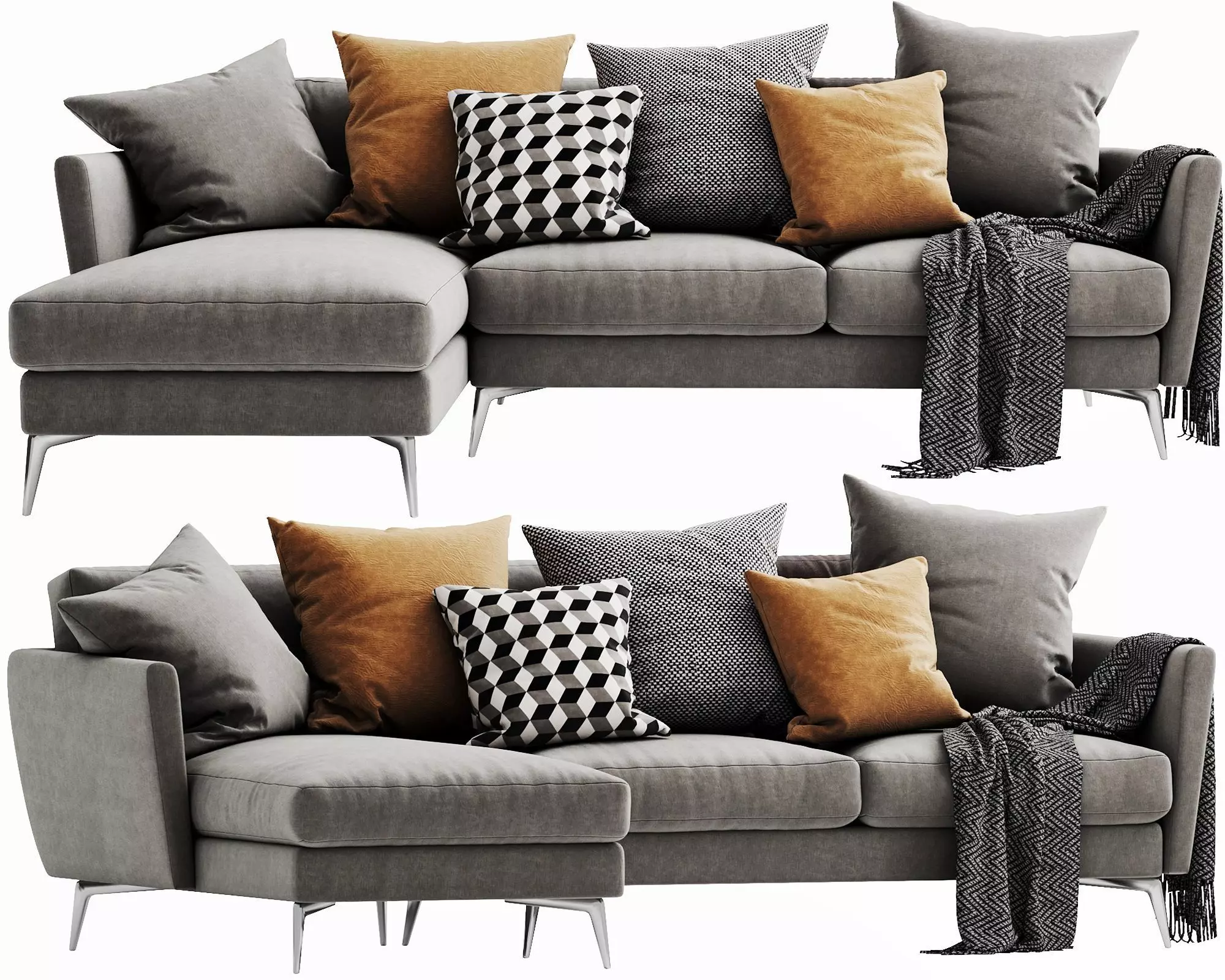 Boconcept OSaka 5 Chaise Lounge 3D model