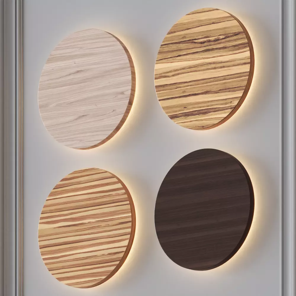 Sponndesign - Wood Sconce 3D model_0