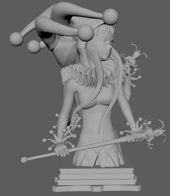 Fate GrandOrder Alter Ego Class Chess Piece 3D print model_9